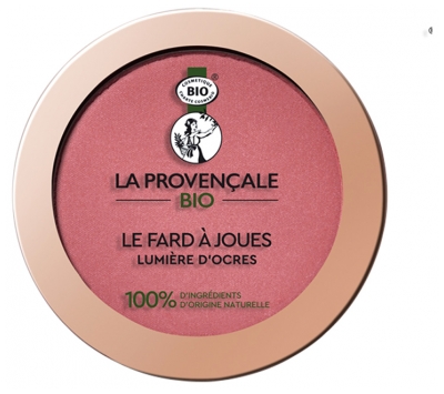 La Provençale Bio Lumière d'Ocres Le Fard à Joues Bio 8 g - Teinte : 02 Rose Faïence