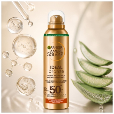 Garnier Ambre Solaire Ideal Bronze Nebbia Protettiva SPF50+ 150 ml