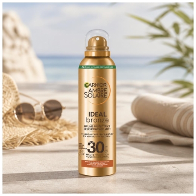 Garnier Ambre Solaire Ideal Bronze Zaščitna meglica SPF30 150 ml