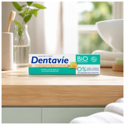 Dentavie Bio Komplet Beskyttelse Tandpasta 75 ml