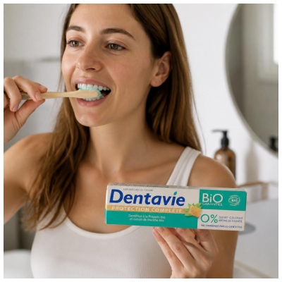 Dentavie Bio Komplet Beskyttelse Tandpasta 75 ml