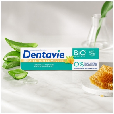 Dentavie Bio Komplet Beskyttelse Tandpasta 75 ml