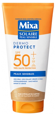 Mixa Dermo Protect Mleczko Przeciwsłoneczne do Skóry Wrażliwej SPF50+ 175 ml