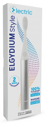 Elgydium Style Electric Toothbrush - Colour: Silver