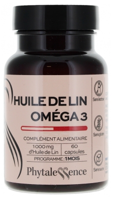 Phytalessence Leinöl Omega 3 60 Kapseln