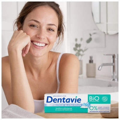 Dentavie Bio Valkoisuutta Suojaava Hammastahna 75 ml