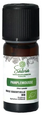 Salvia Nutrition Organic Grapefruit Essential Oil 10 ml