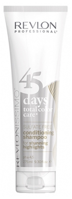 Revlon Professional 45 Days Revlonissimo Shampoing Cheveux Méchés, Blonds et Blancs 275 ml