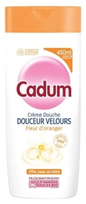 Cadum Crème Douche Douceur Velours Fleur d'Oranger 450 ml