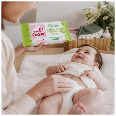 Cadum Bébé Cadum Lingettes Ultra Douces Peaux Sensibles 100 Lingettes