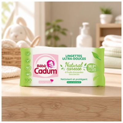 Cadum Baby Cadum Ultra Mjuka Våtservetter Känslig Hud 100 Servetter