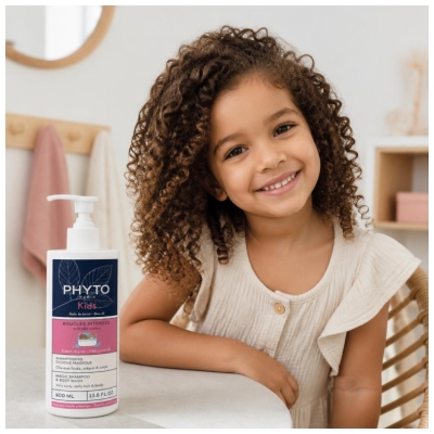 Phyto Kids Magisk Shampoo og Bruser For Intense Krøller 400 ml