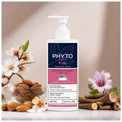 Phyto Kids Magisk Shampoo og Bruser For Intense Krøller 400 ml