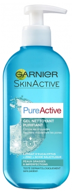 Garnier PureActive Rengöringsgel Rensande Anti-Blemishes 200 ml