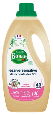 Biovie Sensitiv Waschmittel Fleckenentferner ab 30°C Empfindliche Haut 2 L