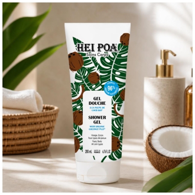 Hei Poa Duschgel med Kokospulp 200 ml