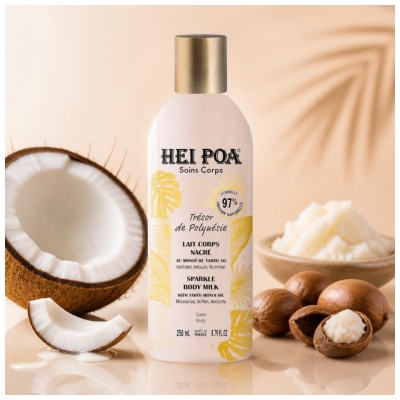 Hei Poa Polynesiens Skat Perlemors Bodylotion med Monoi 250 ml