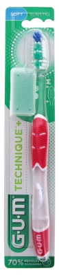 Periuță de Dinți GUM Technique+ 490 - Culoare: Trandafir