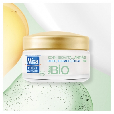 Mixa Biovital Cuidado Antienvelhecimento Dia Bio 50 ml