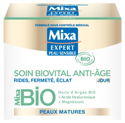 Mixa Biovital Ikääntymisen merkkejä vastaan Päivävoide Luomu 50 ml