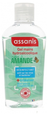 Assanis Gel Manos Hidroalcohólico 80 ml - Olor: Almendra