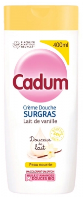 Cadum Dušo kremas su papildomais riebalais, vanilės pienas, 450 ml