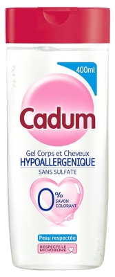 Gel de Corp și Păr Hipoalergenic Cadum 400 ml