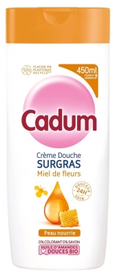 Cadum Sur-Gras Dušo kremas su Gėlių Medumi 450 ml