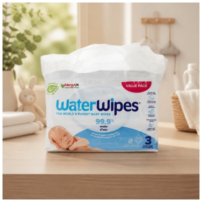 Waterwipes 3-pack x 60 våtservetter