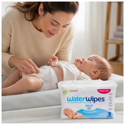 Waterwipes Set de 3 x 60 Șervețele