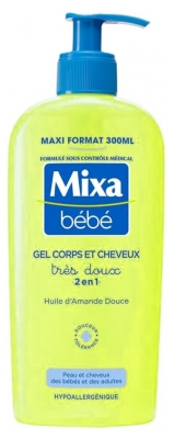 Mixa Baby Kropp- och Hårgelé 2-i-1 300 ml