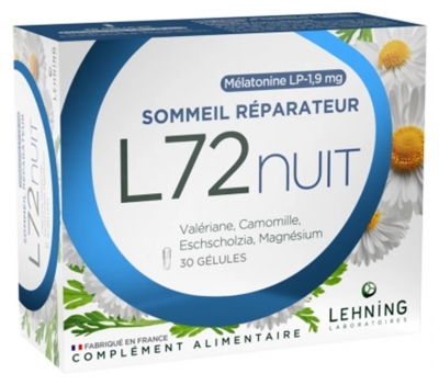 Laboratorio Lehning L72 Nuit Sommeil Réparateur 30 Cápsulas
