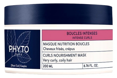 Phyto Mascarilla Nutrición Intensa Para Rizos 200 ml