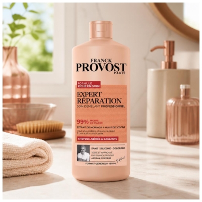 Franck Provost Expert Réparation Soin Démêlant Cheveux Abîmés & Cassants 450 ml