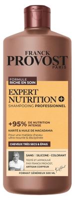 Franck Provost Champú Nutrición Experta + Cabellos Muy Secos y Gruesos 500 ml