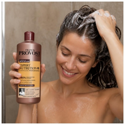 Franck Provost Expert Nutrition + Shampoing Cheveux Très Secs & Épais 500 ml