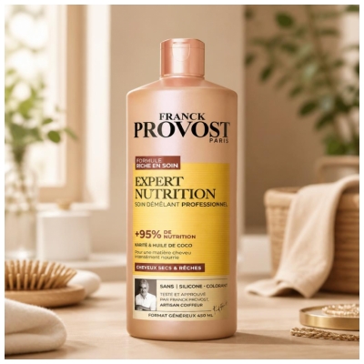 Franck Provost Expert Nutrition Izķemmēšanas Kopšanas Līdzeklis Sausiem Un Raupiem Matiem 450 ml