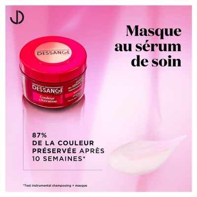 Dessange Couleur & Kératine Masque au Sérum de Soin 250 ml