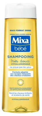 Mixa Bébé Champú Hipoalergénico Muy Suave 300 ml