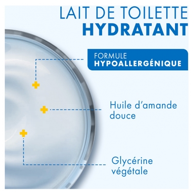 Mixa Bébé Lingettes au Lait de Toilette 80 Lingettes