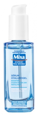 Mixa Hyalurogel Atjaunojošs mitruma pastiprinātājs, 24H mitrināšana, 30 ml