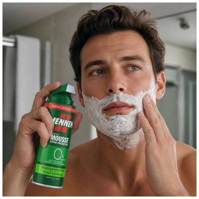 Mennen Extra Protection Lempeys Mentholinen Parranajovaahto 200 ml