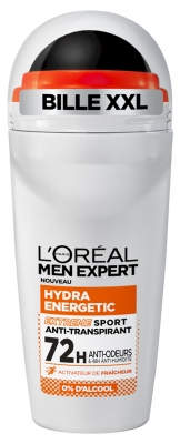 Desodorante Antitranspirante Extreme Sport Roll-on XXL 50 ml L'Oréal Paris Men Expert Hydra Energetic