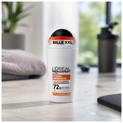 L'Oréal Paris Men Expert Hydra Energetic Antiperspirant Deodorant Extreme Sport Roll-On XXL 50 ml