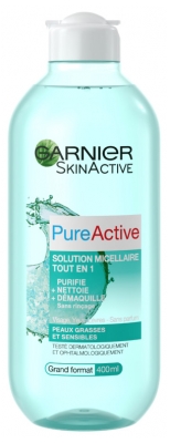 Garnier SkinActive Solución Micelar Todo en 1 400 ml