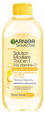Garnier SkinActive Alles-in-1 Micellaire Oplossing Vitamine C 400 ml