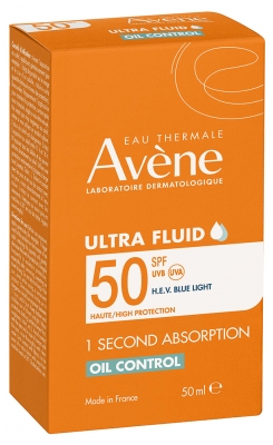 Avène Solaire Fluido Ultra Oil Control FPS50 50 ml