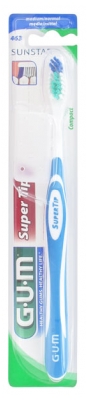 GUM SuperTip Zahnbürste Medium 463 - Farbe: Hellblau