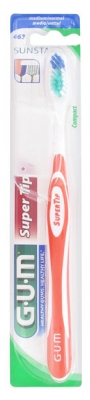 GUM SuperTip Zahnbürste Medium 463 - Farbe: Orange