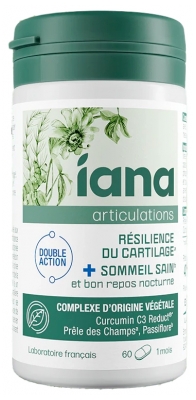 Iana Articulações Resiliência da Cartilagem + Sono Saudável 60 Comprimidos